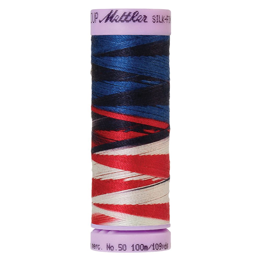 Нитки хлопковые отделочные Mettler Silk-Finish multi Cotton 50, 100 м, 9823, 5 шт