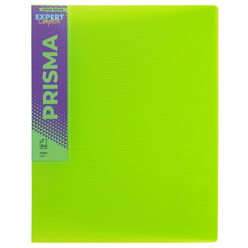 Папка с металлическим прижимом A4 700 мкм 20 мм, 6 шт, лайм EC210700021, Expert Complete