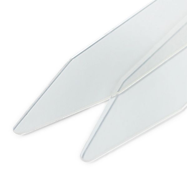 Косточки для воротника 55х10 мм, 24 шт, прозрачные, Prym 405261