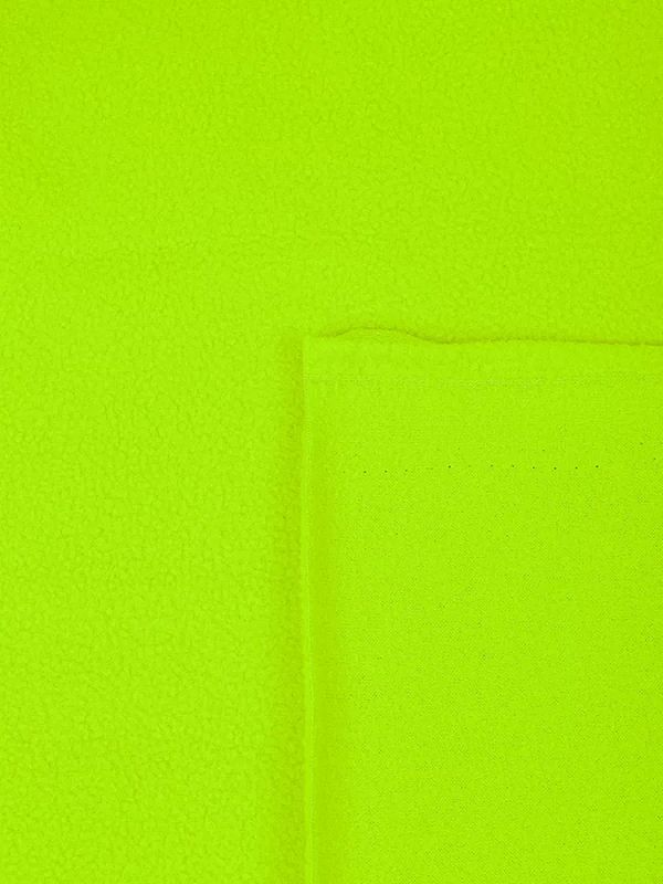 Флис 2-сторонний 190 г/м², 150 см / 10 метров, N-TBY-0059-229, цв.F229 неон желтый