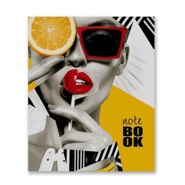 Бизнес-блокнот, матовая ламинация + выборочный лак, A5+ 80 л. 18 шт, клетка, Гламур 000410, Светоч 80ББТ5_4_5_1