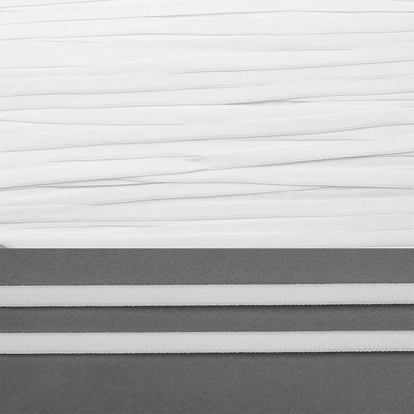 Резинка бельевая (отделочная) 5.0 мм / 1000 метров, ЕТK белый F101