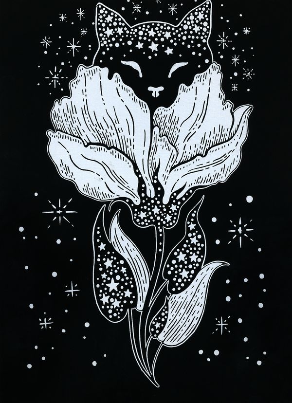 Набор для творчества Гравюра-блокнот Космический кот, 14х20 см, Hobbius GHPB-06