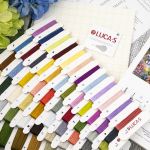 Набор для вышивания нитками Luca-S, Кафе Фиори, 52х35 см