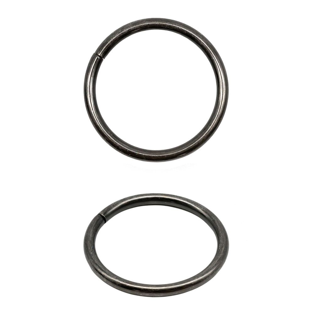 Кольцо разъемное металл in ⌀40 мм (44 мм внешн.), чер.никель, 100 шт