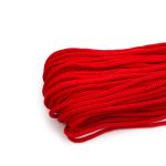 Шнур полипропилен круглый вязаный ⌀5.0 мм / 100 метров, 5-18 красный