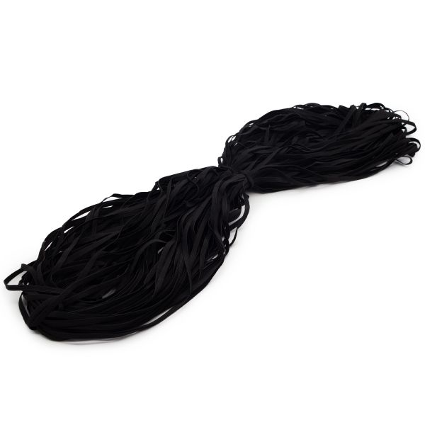 Резинка бельевая (стандартная) 7.0 мм / 100 метров, (продежка) черный (С1121/1)