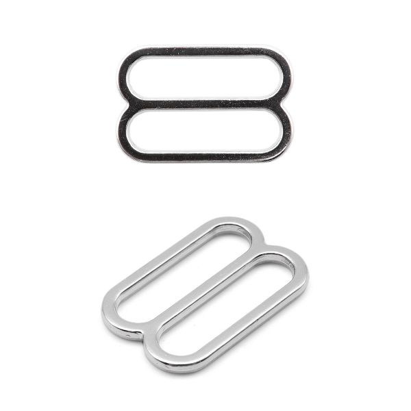 Рамки-регуляторы для бюстгальтера металл 15.0 мм, никель, ГМХ3435, 50 шт