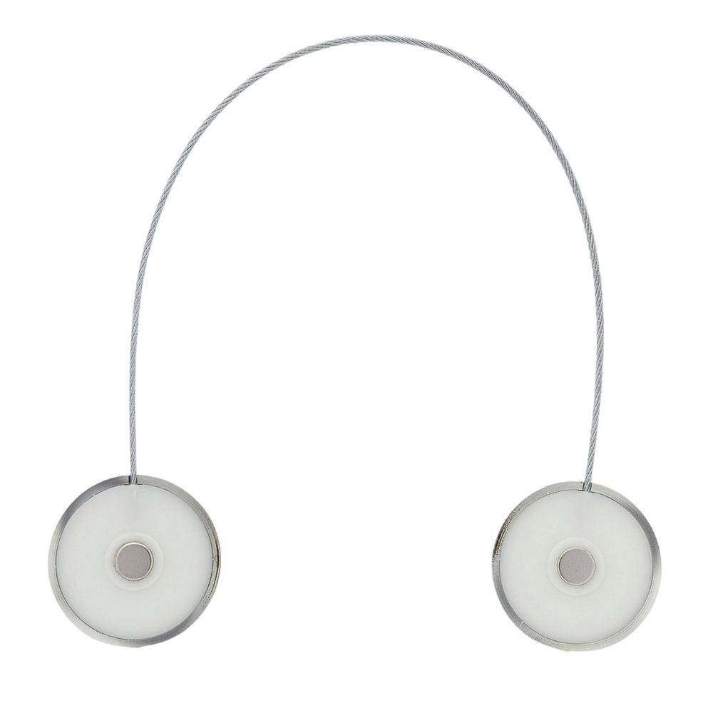 Клипсы для штор магнитные с тросом, 30см ⌀45, 2Т3