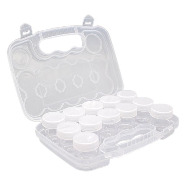 Органайзер для мелочей с 12 баночками Hobby&Pro, 21835