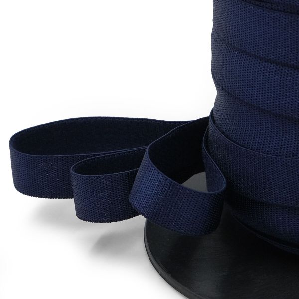 Резинка бельевая (бретелечная) 12.0 мм / 50 метров, т.синий, (ML200.012/1)