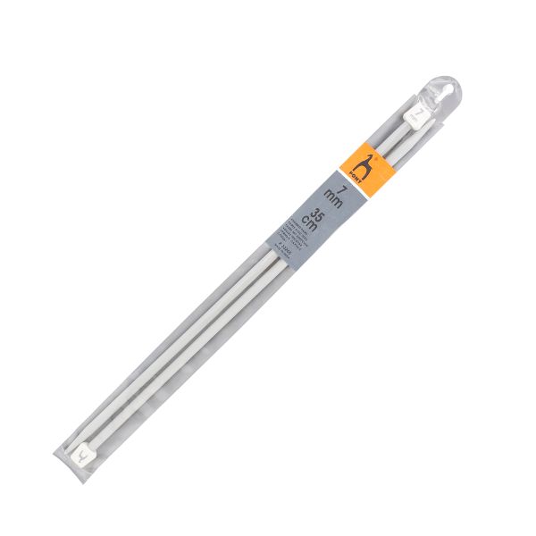 Спицы прямые Pony ⌀7,0 мм, 35 см, пластик, 2 шт 33265