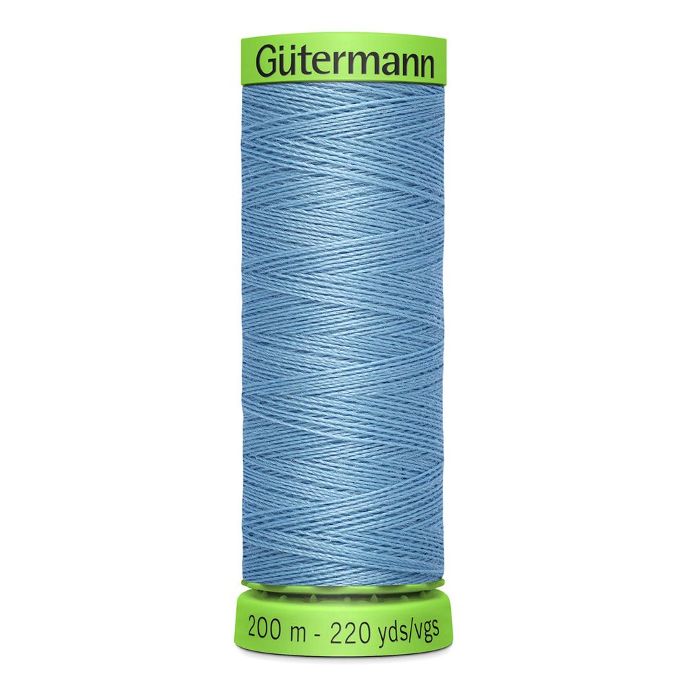 Нитки для тонких тканей Gutermann Extra Fine 150, 200м, 143 серо-голубой, 5 катушек