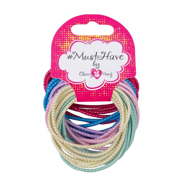 Набор резинок для волос 5х30 шт, №01, Cherry Mary T/R6203