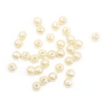Бусины пластик (жемчуг) ⌀4 мм, 25 г, Astra&Craft, 003 NL телесный