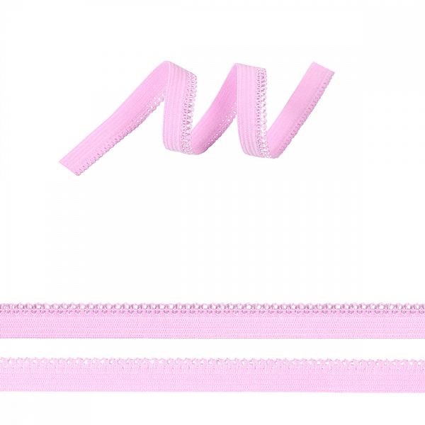 Резинка бельевая (ажурная) 10.0 мм / 1000 метров, RB03 нежная сирень F165