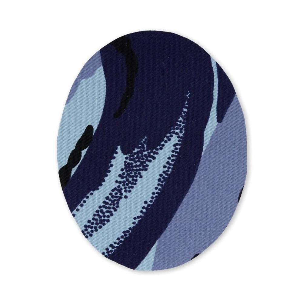 Термоаппликация, овал №1 13х10 см, 2 шт, 1-01-09 т.хаки, Blitz