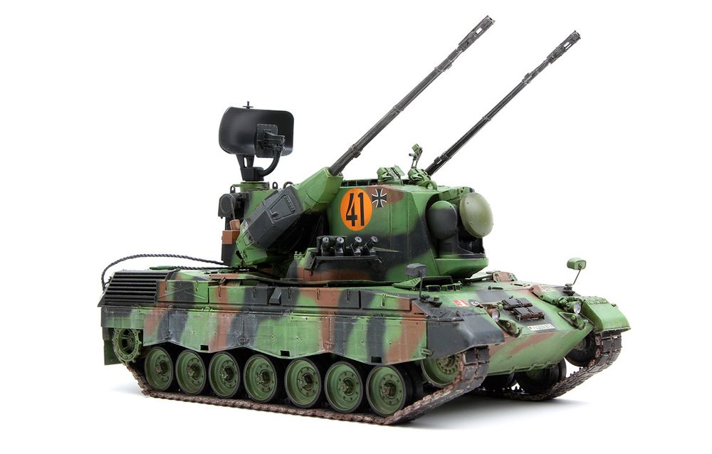 Модель сборная: зенитная самоходная установка, GEPARD A1/A2 1/35, Meng TS-030
