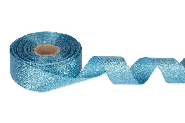 Лента металлизированная 26.0 мм / 25±1 метров, голубой, Blitz С3432Г17