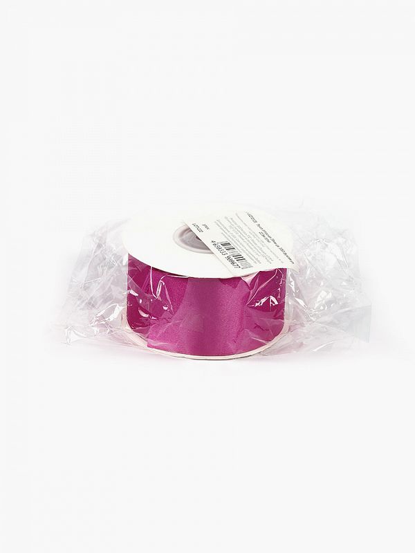 Лента атласная 1-сторонняя 38.0 мм / 22.5±1 метра, 3083 фуксия, Magic4Hobby