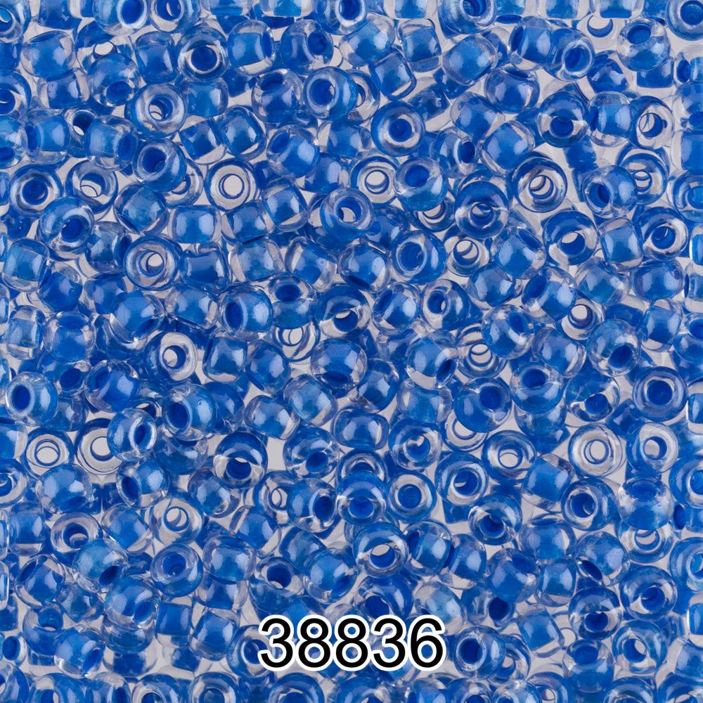 Бисер Preciosa 10/0 (2.3 мм), 500 г, 38836 (Ф526) синий