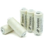 Нитки швейные бытовые Bestex 40/2, 365 м (400 ярд) / 10 кат., 152 бело-молочный