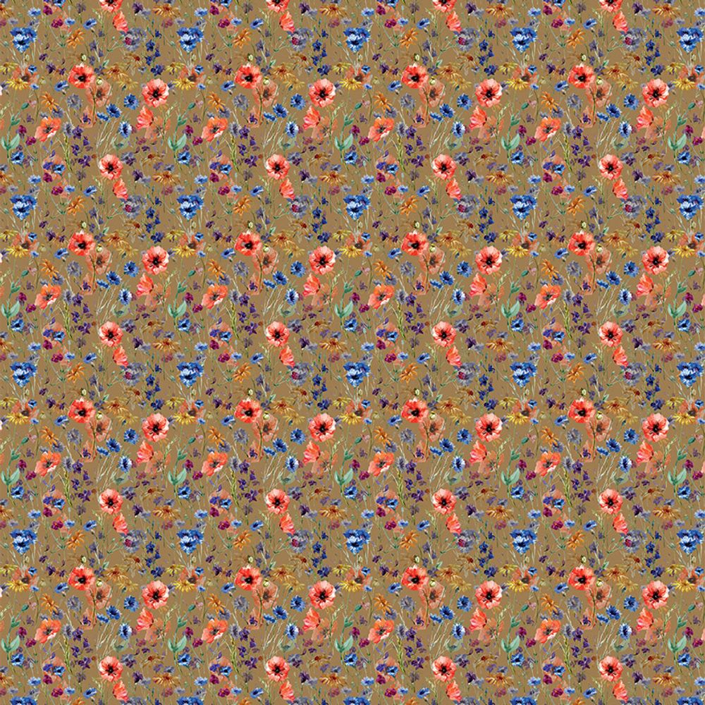 Крафт-бумага упаковочная 100х70 см, 25 шт, 28 цветы, Stilerra GKP-03