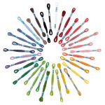 Мулине Gamma набор Вальс цветов 100% хлопок /100% вискоза 35 мотков по 8 метров, ассорти