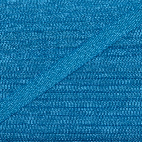 Лента (тесьма) шелковая 4.0 мм / 45.5±0.5 метров, №261 синий, Gamma SR-4