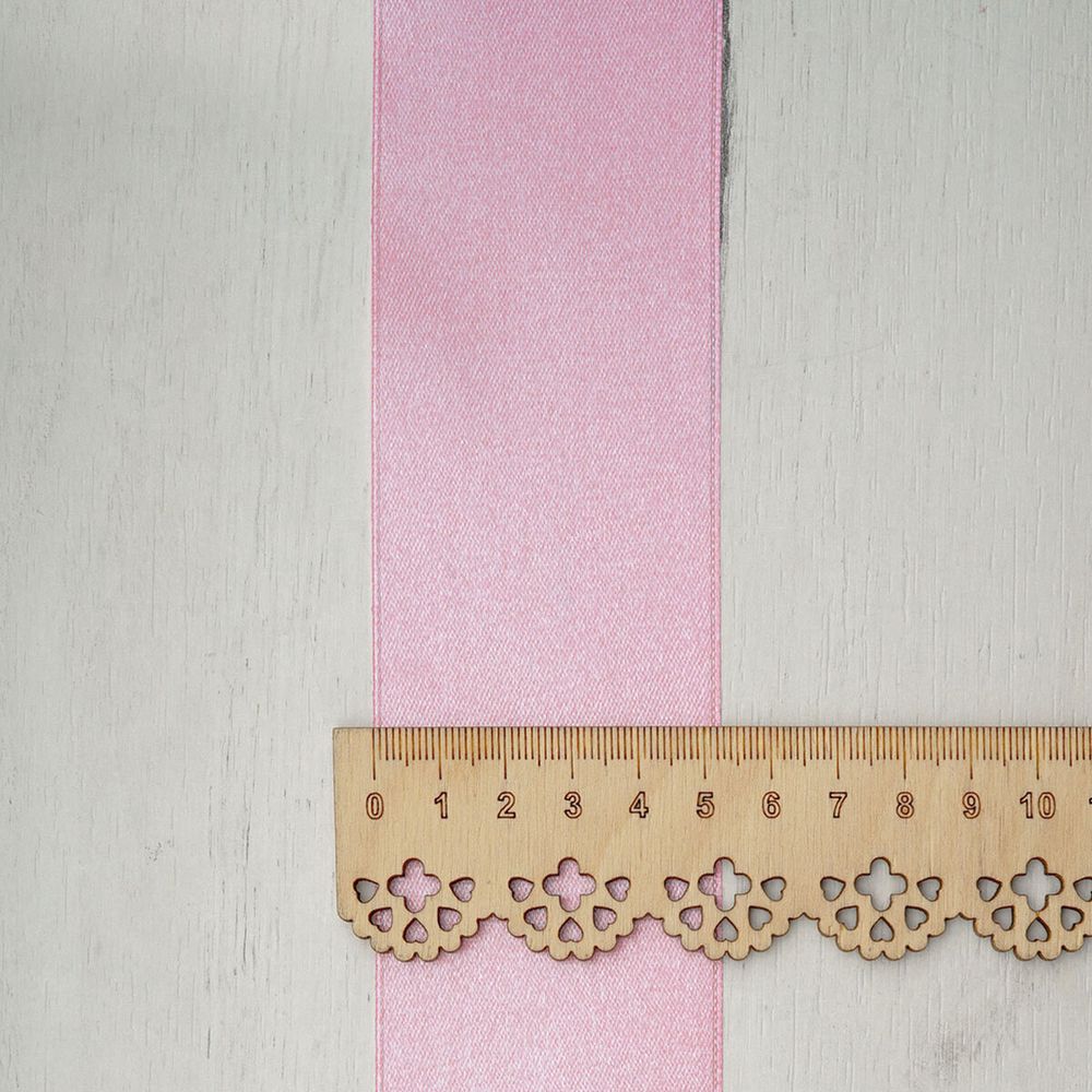 Лента атласная 1-сторонняя 50.0 мм / 22.86±1 метров, 144 розово-сиреневый, Globus