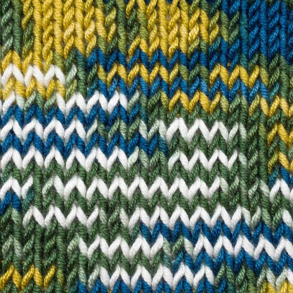 Пряжа Люблю вязать Карамель / уп.6 мот. по 50 г, 150 м, 03 секционный