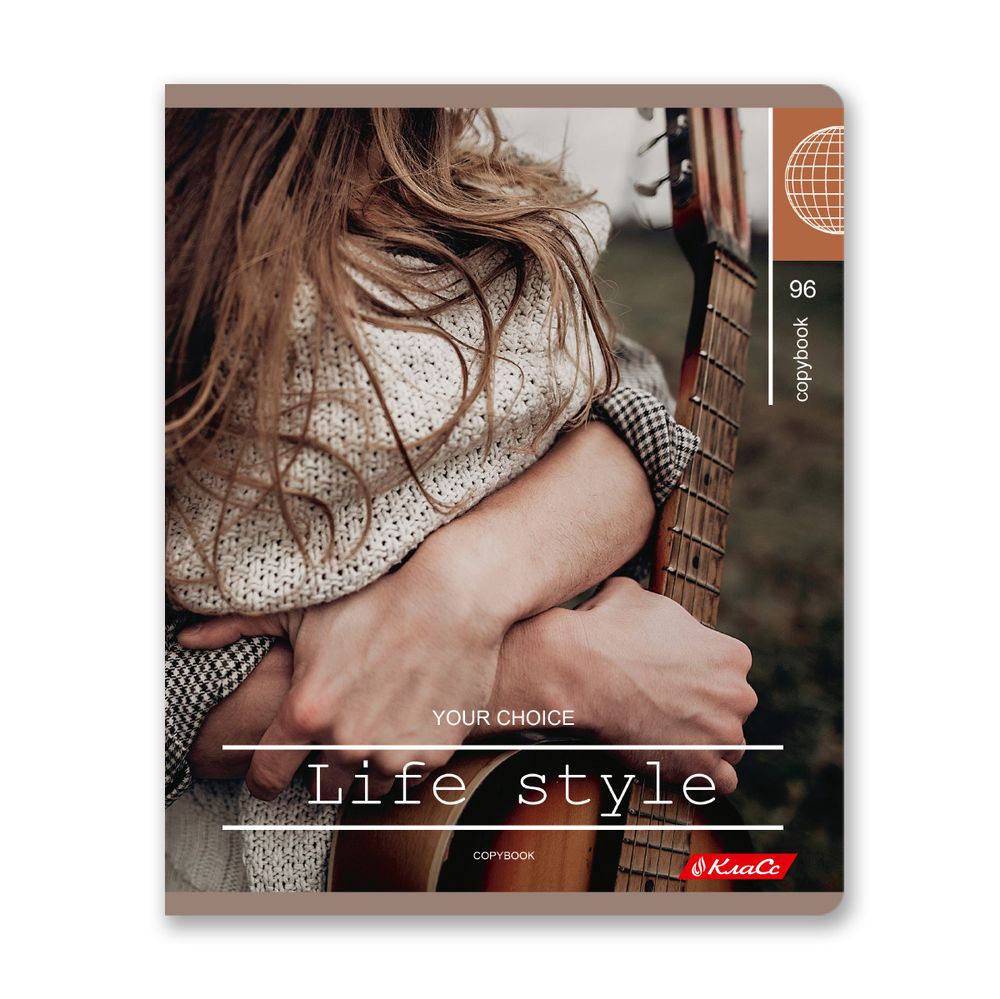 Тетрадь ученическая общая, A5+ 96 л. на скобе 60 г/м², белизна 100%, 5 шт, клетка в термоусадочной пленке, 000789 Вояж, Светоч 96ТЕТк-001