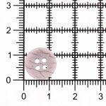 Пуговицы 4 прокола 20L=12.5 мм, пластик, col.08 серый, 72 шт, CN2844