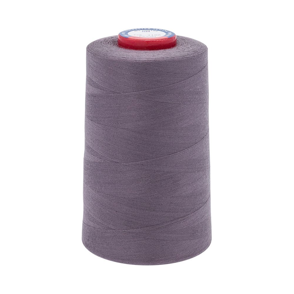 Нитки швейные Euron mH 40/2, 5000 ярд, 1186 серо-фиолетовый, 1 катушка