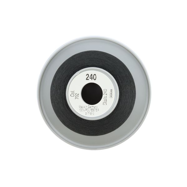 Нитки некрученые бондированные Gutermann Skala 240, 5000м, 720763, 702 мышино-серый, 1 катушка