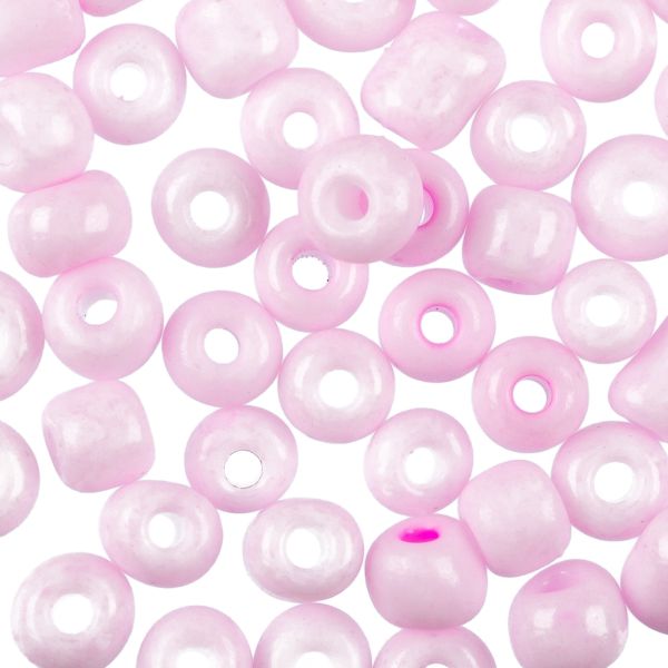 Бисер Zlatka 6/0 (4.1 мм), 100 г (10х10 г), №0055 розовый, GR