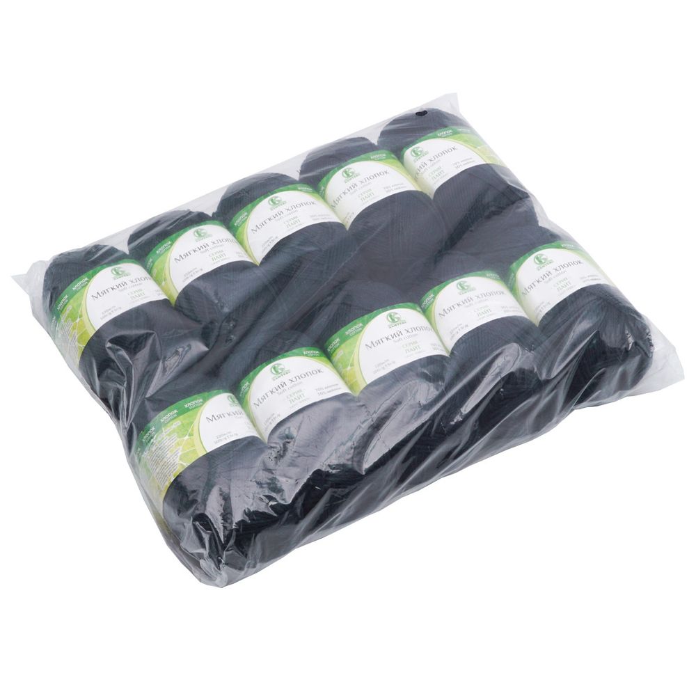 Пряжа Камтекс Мягкий хлопок / уп.10 мот. по 100 г, 220 м, 021 т. синий