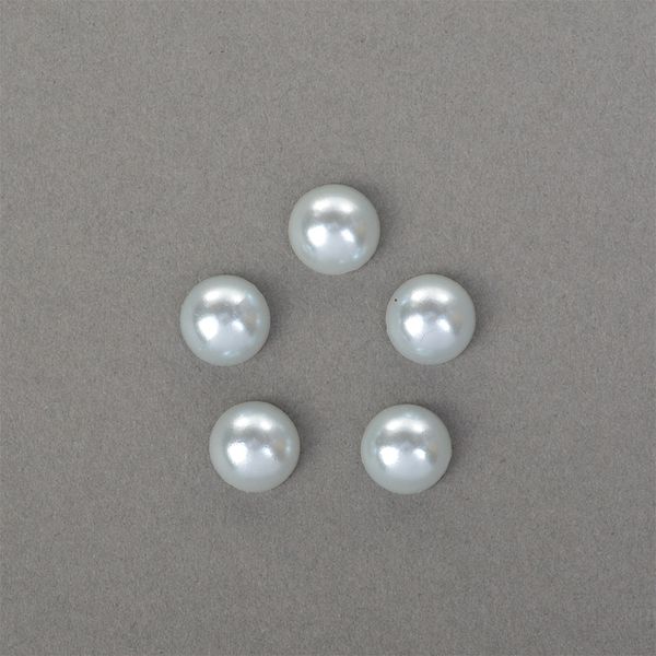 Полужемчужины перламутр Круг, арт.-1908-26, 8 мм цв.26 голубой уп.500г