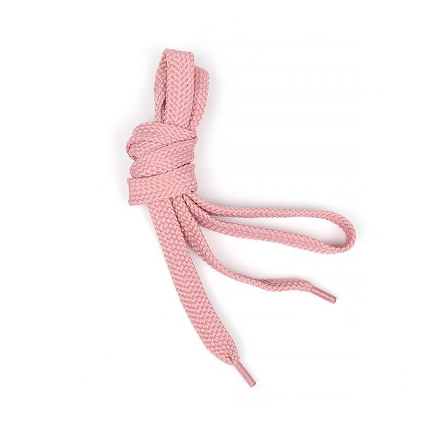 Шнурки плоские полиэфир 15 мм, розовый 2929 57/15 130см уп.144 шт
