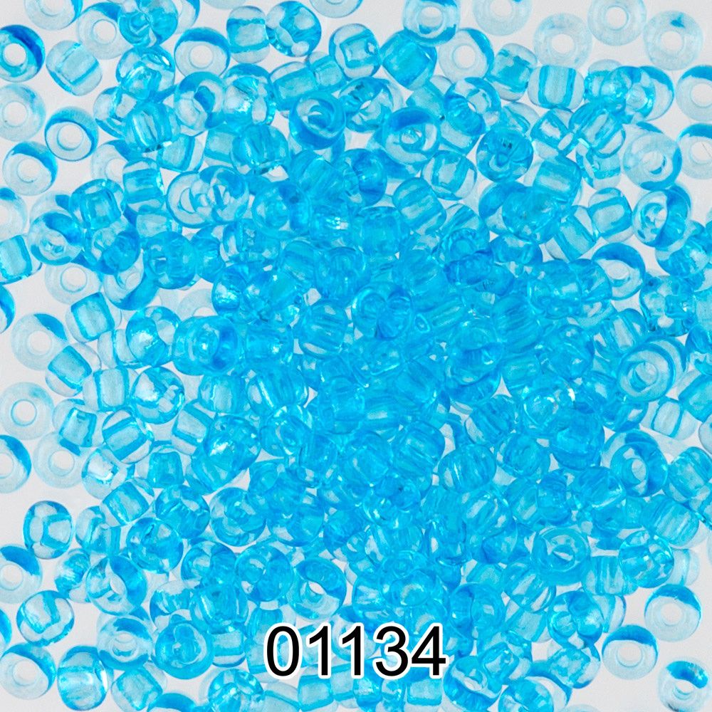 Бисер Preciosa круглый 10/0, 2.3 мм, 500 г, 01134 (Ф333) св.голубой