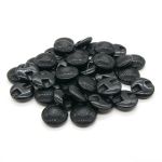 Пуговицы на ножке 24L (15мм) (Black (черный)), 36 шт, 615006-1