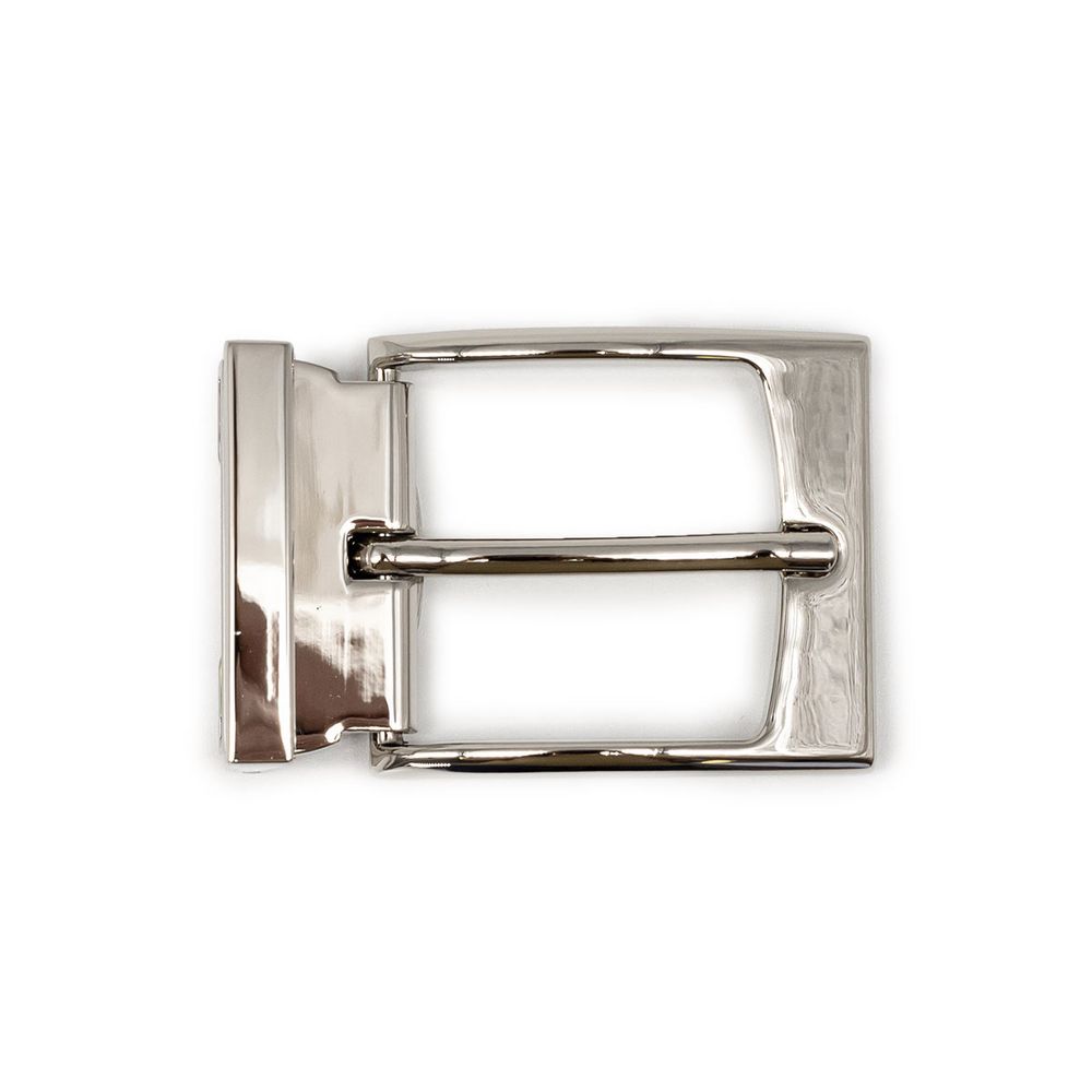 Пряжка 33 мм никель мет. с держателем, 2 шт