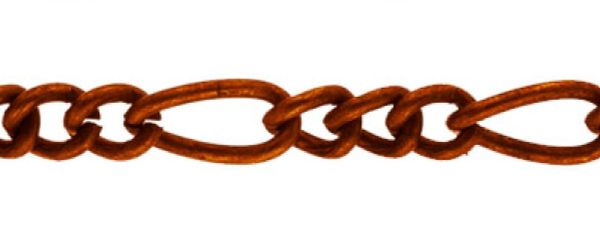 Цепочка декоративная 2х3, 5.8х3 мм, 25 м,±0.5 м, под медь, Micron MI-22