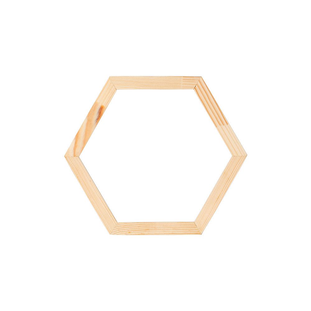 Рамка для картины (фото) каркас без стекла ⌀20 см, шестигранник, Gamma ВКБ-01