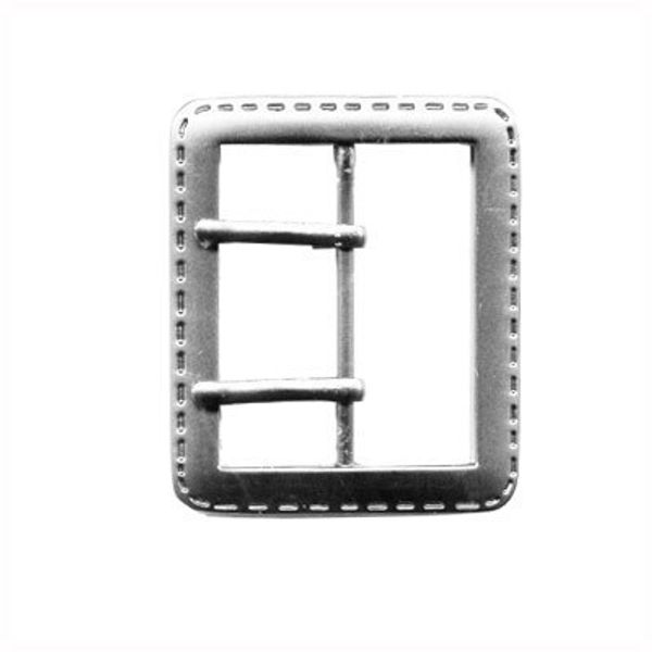 Пряжка ременная металл 40х32 мм, 10 шт, прямоугольная, 04 никель, Gamma GB 1152