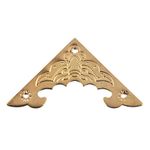 Накладка для шкатулок 4х4 см, 20 шт, 01 золото, Mr.Carving