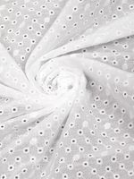 Ткань шитьё (прошва) 100 г/м², 150 см / 15 метров, TBY.Emb.2 белый