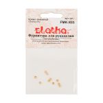 Кримп зажимной 2х1.5 мм, 50 шт, 02 под золото, Zlatka FMK-X03