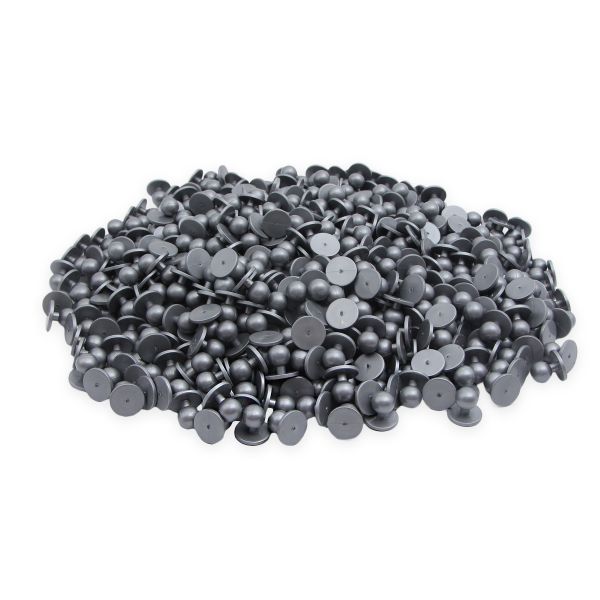 Пукля поварская, цветная, 10 мм (серебро) П-10, 500 шт