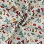 Ткань для пэчворка Peppy Век моды, отрез 50х55 см, 146 г/м², ВМ-13 серый, Peppy